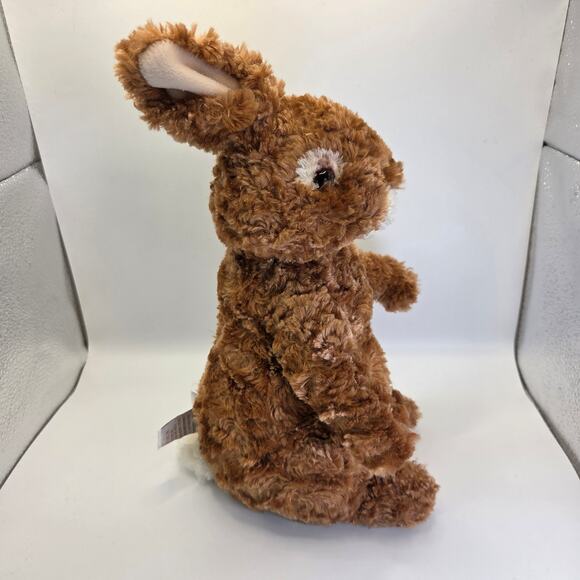 Gund Brown Rabbit Plush Stuffed Animal Bunny 11" Beanbag Ears Tail - Picture 4 of 10